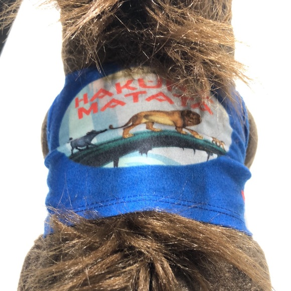 Build a Bear Pumba from the Lion King with Hakuna Matata tee - Picture 2 of 8